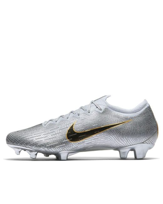 Nike Gray Mercurial Vapor 12 Elite Se Fg 'Golden Touch' for men