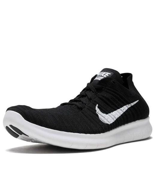 Nike Black Free Rn Flyknit for men