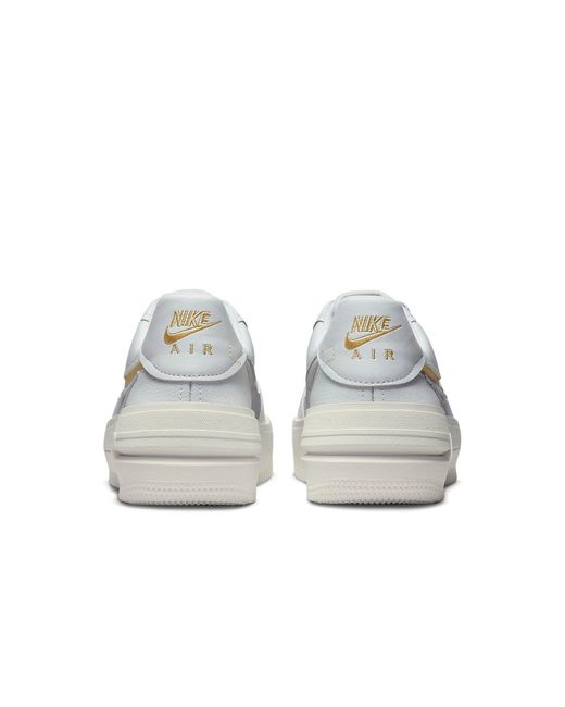 Nike White (Wmns) Af1 Plt.Af.Orm 'Photon Dust Team Sail'
