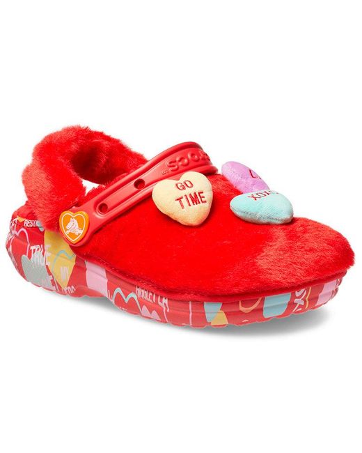 CROCSTM Red Sweethearts X Clog Classic Fur 'Valentine's Day' for men