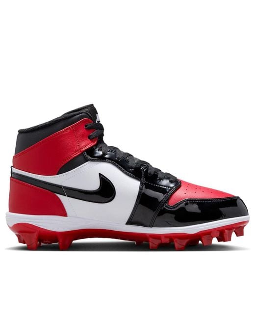 Nike 1 Mid Td Cleat 'Bred Toe' for men