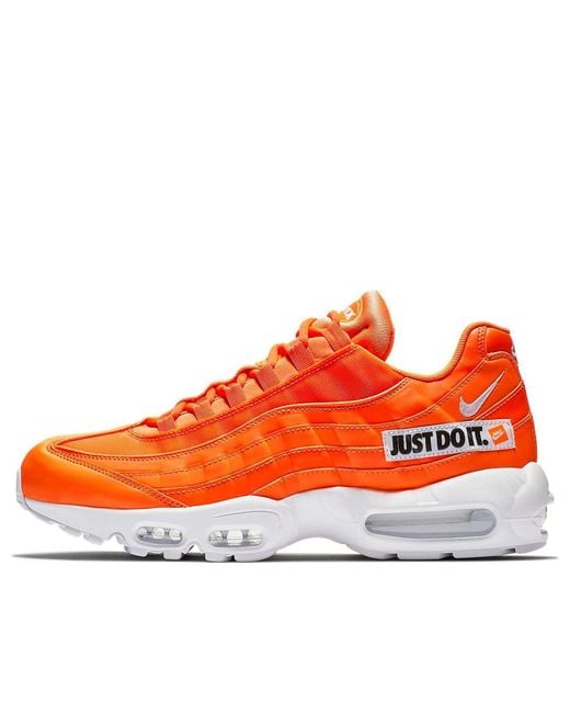 Nike Orange Air Max 95 'Just Do It' for men