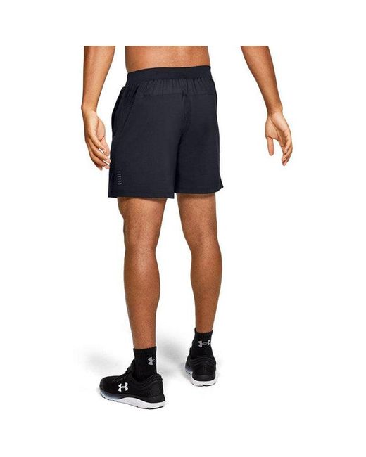 Under Armour Blue Qualifier Speedpocket 7 Inch Shorts for men