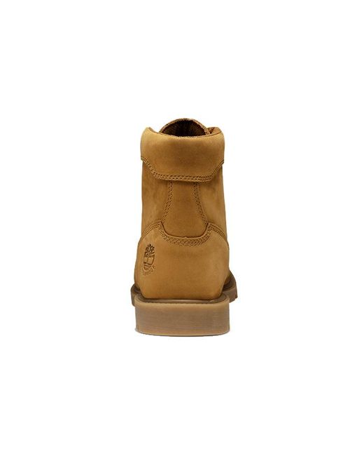 Timberland Basic 6 Inch Waterproof Boots 'Wheat Nubuck' in Brown