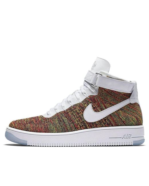 Nike Brown Air Force 1 Ultra Flyknit 'Multi-Color' for men