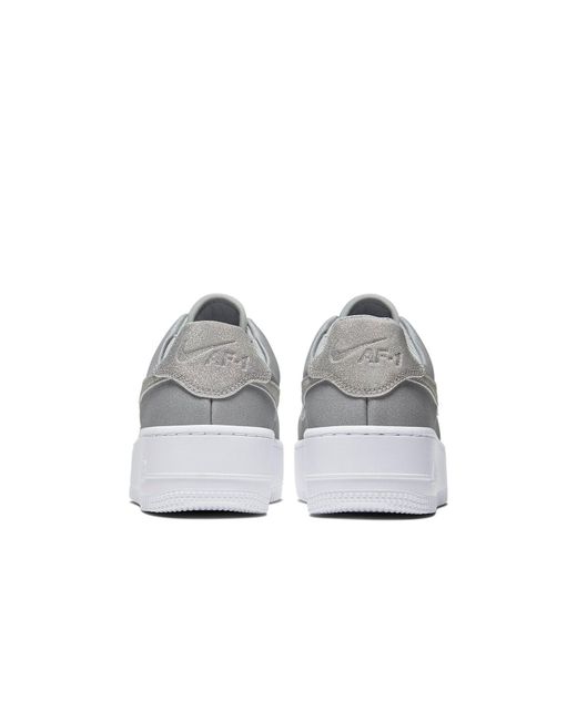 Nike White (Wmns) Air Force 1 Sage Low Lx 'Metallic'