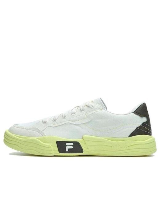 Fila White Pop 2 Skate Shoes for men