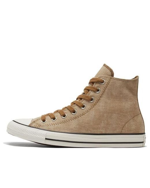 Converse Brown Chuck Taylor All Star High 'Washed Canvas for men