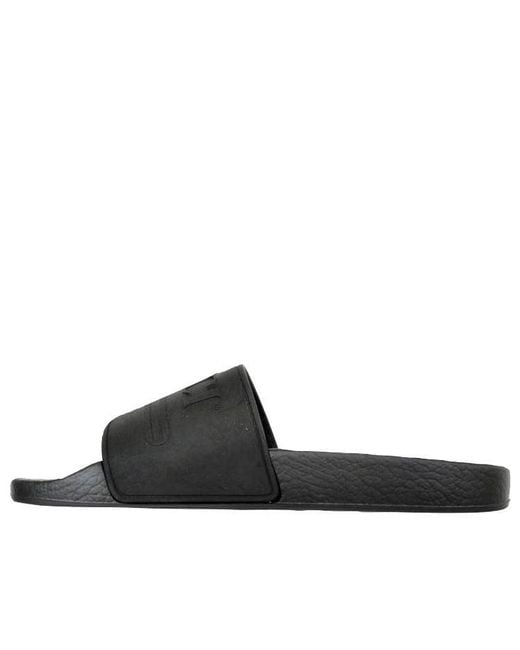 Gucci Black (Wmns) Logo Rubber Slide