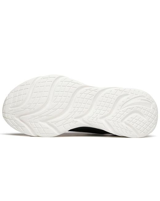 Anta Black Running Series Sneakers Leather' for men