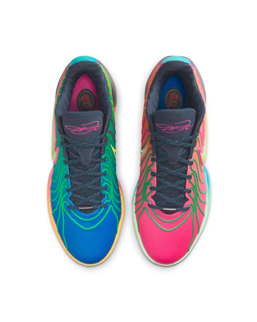 Nike Blue Lebron Xxi Basketball Shoes for men
