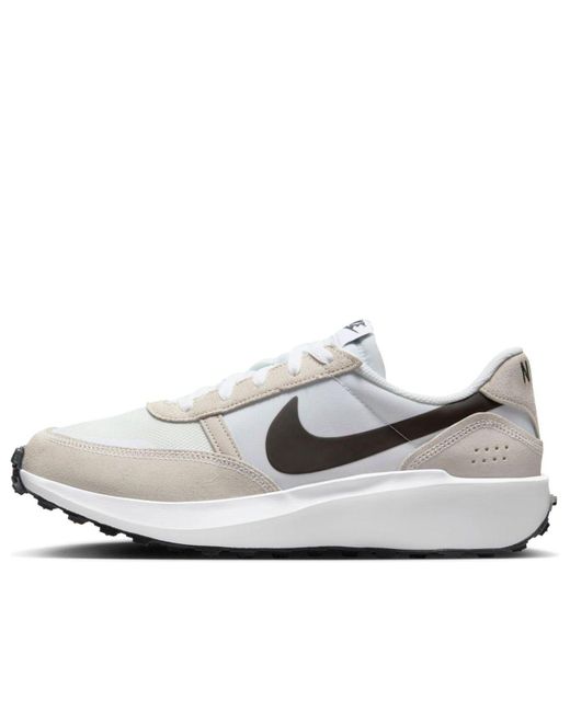 Nike White Waffle Nav Shoes for men