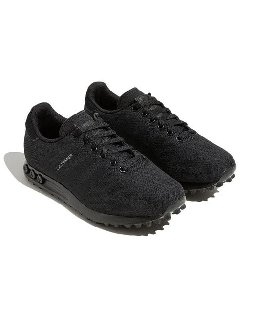 Adidas Black La Trainer Weave 'Triple' for men