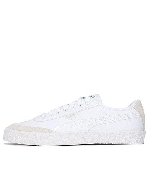 PUMA White Oslo Vulcanised for men