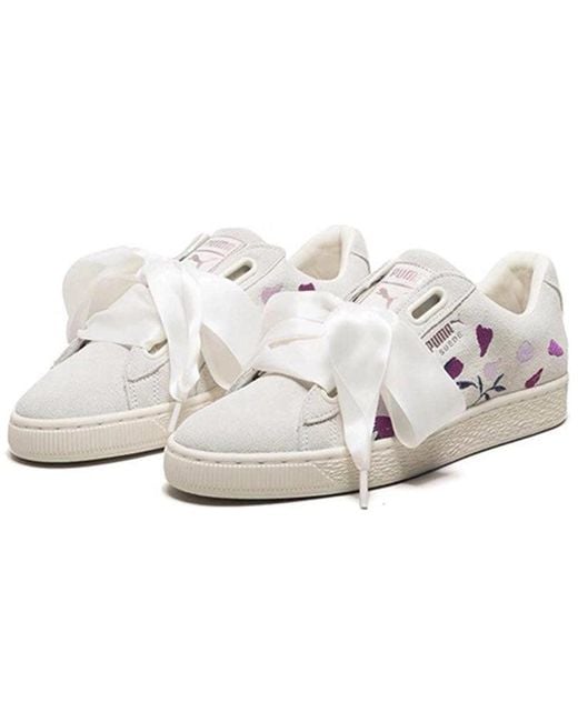 PUMA Natural (Wmns) Suede 'Heart Flowery'