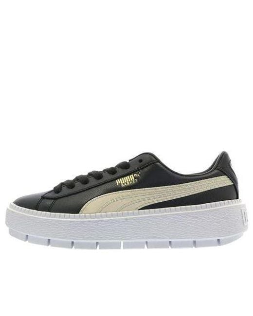 PUMA Black (Wmns) Platform Trace Varsity'