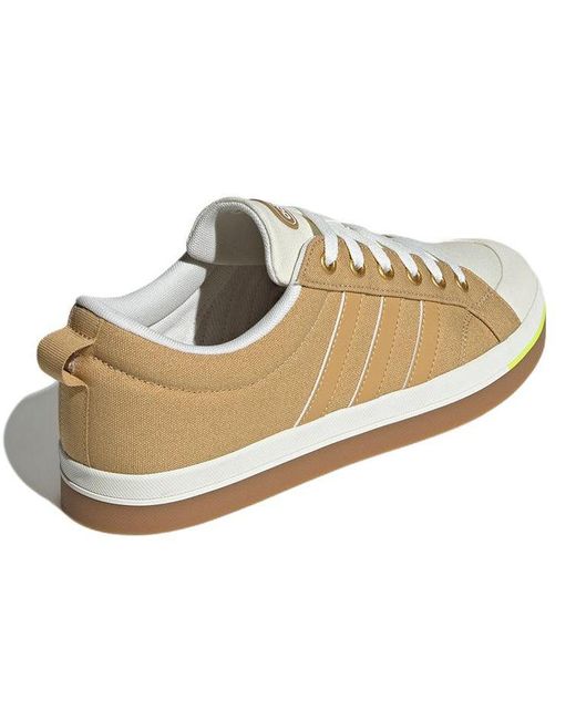 Adidas Brown Neo Bravada Wear-Resistant Non-Slip Casual Skateboarding Shoes for men