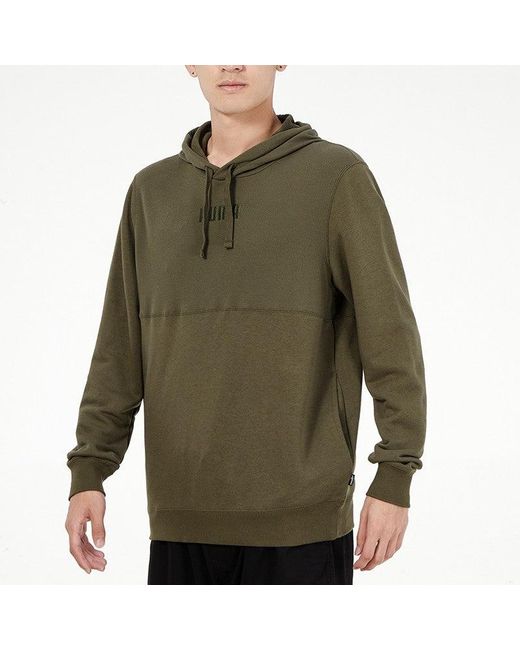PUMA Green Solid Color Sports Knit Drawstring for men