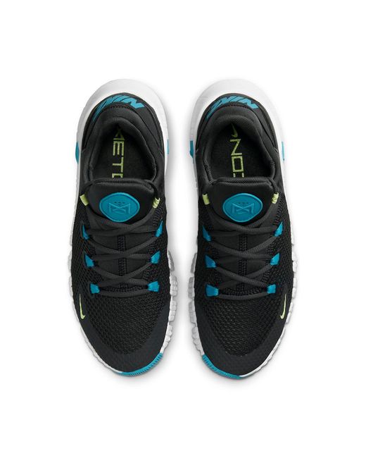 Nike Blue Free Metcon 4 'Anthracite Citron Tint' for men