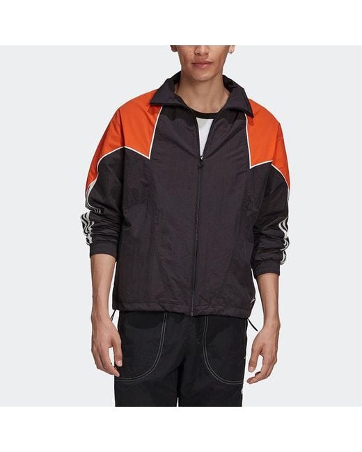 Adidas Black Originals B Trf Ab Wv Tt Running Training Sports Jacket Coat for men