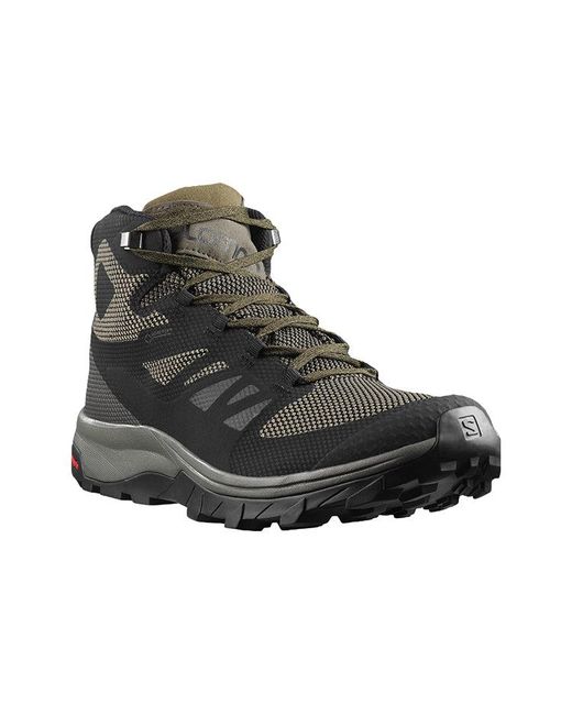 Salomon Black Outline Mid Gore-Tex for men
