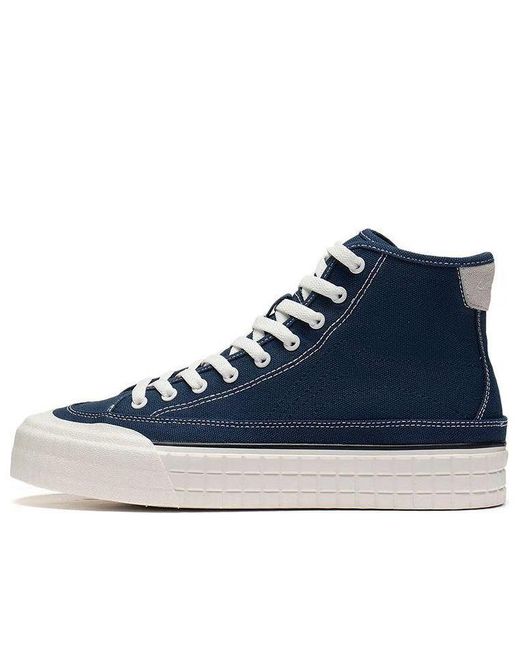 Li-ning Blue Lifestyle Skateboard Shoes for men
