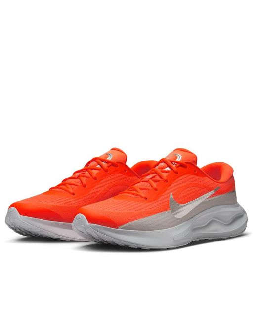 Nike Red Journey Run Premium 'Hyper Crimson Wolf Safety Metallic' for men