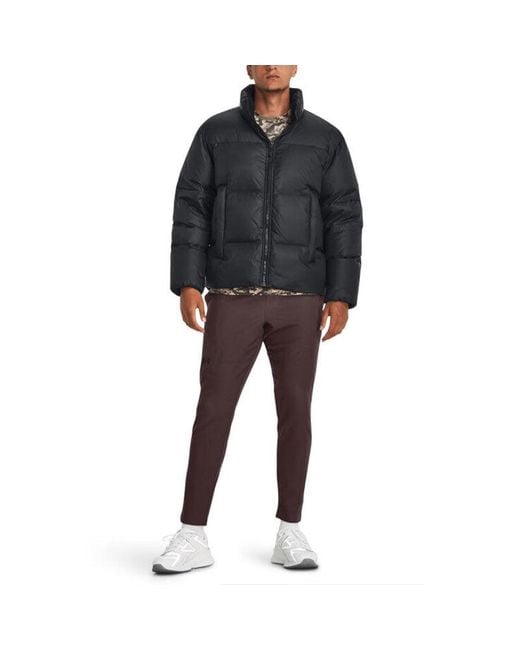 Under Armour Gray Coldgear Infrared Puffer Jacket for men