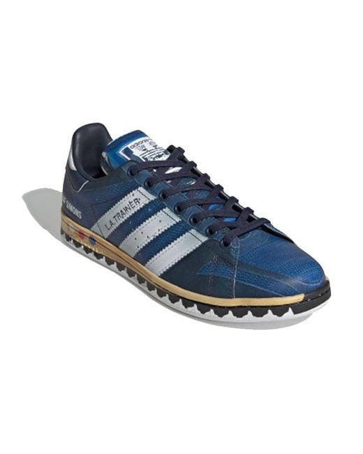 Adidas Blue Raf Simons X La Trainer Stan 'Trompe L'Oeil' for men