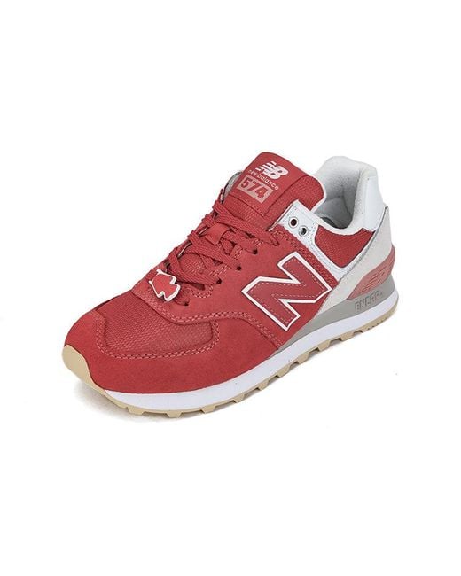New Balance Red (Wmns) 574
