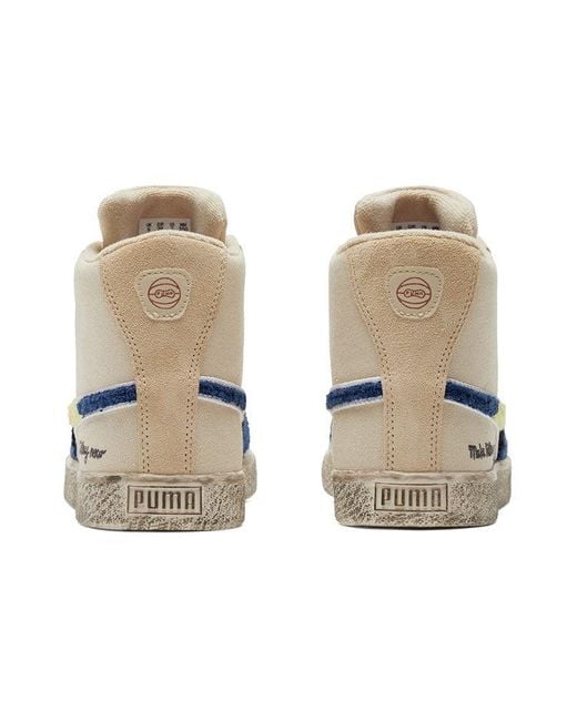 PUMA Blue Fives X Clyde Mid 'Creme Brulee' for men
