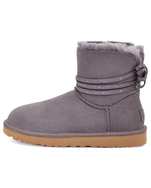 Ugg Purple (Wmns) Mini Bailey Bling Bow