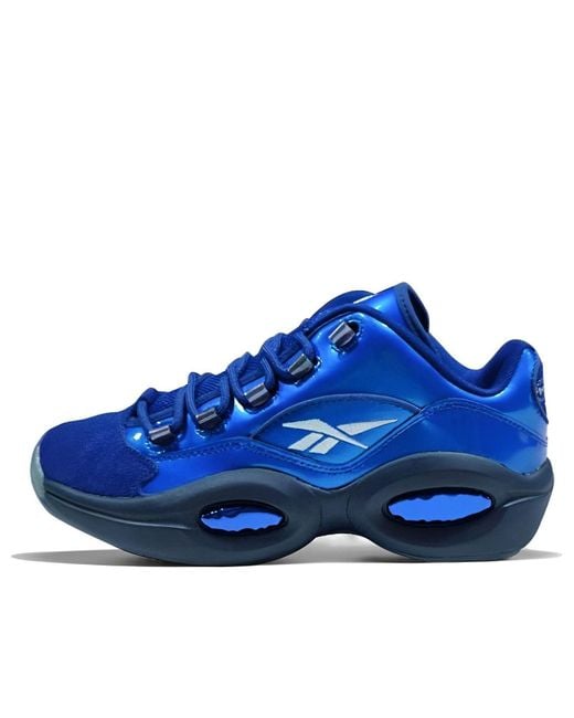 Reebok Blue Question Low X Panini Rookie Signature Prizm' for men
