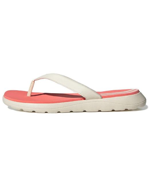 Adidas Pink Neo Comfort Flip-flops