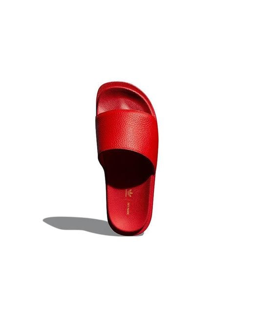 Adidas Red Ivy Park X Slides 'Ivy Heart'