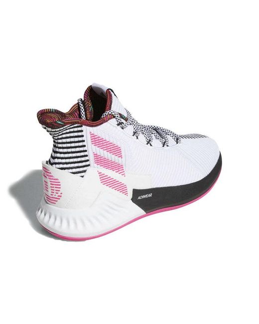 Adidas White D Rose 9 for men