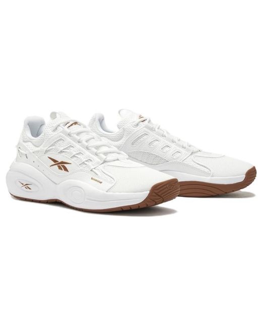 Reebok White Solution Mid