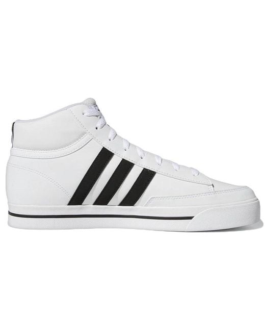 Adidas White Retrovulc Mid for men