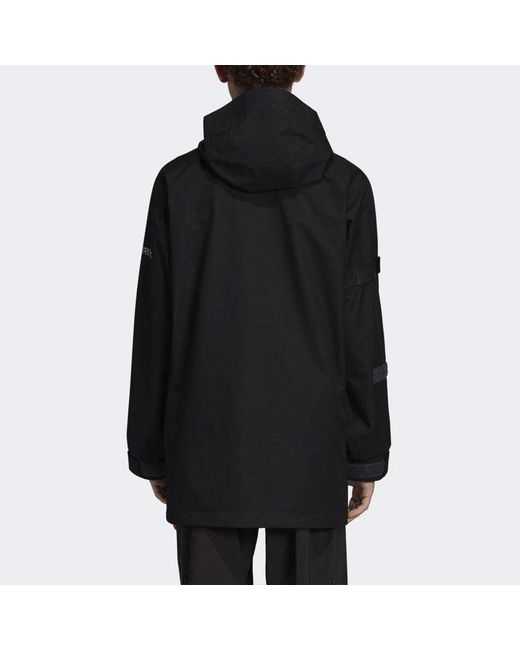 Adidas Black X Undefeated Crossover Gore-Tex Material Hooded Jacket Windbreaker for men