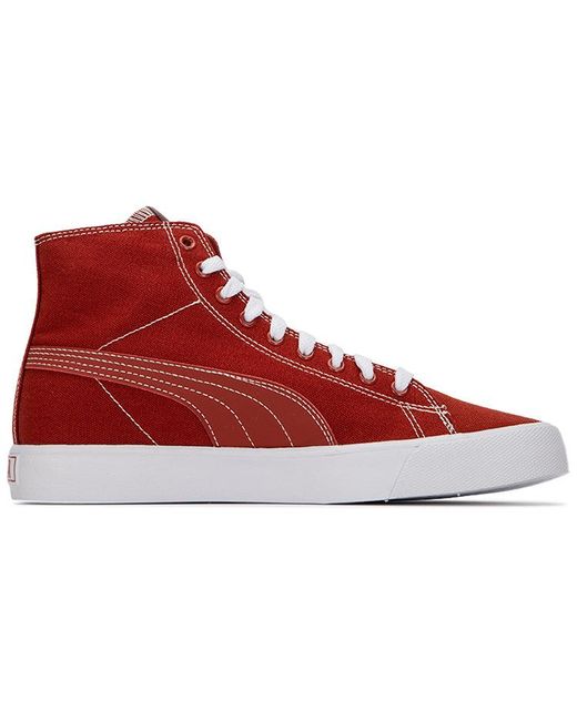 PUMA Red Bari Mid 'Chili Oil' for men