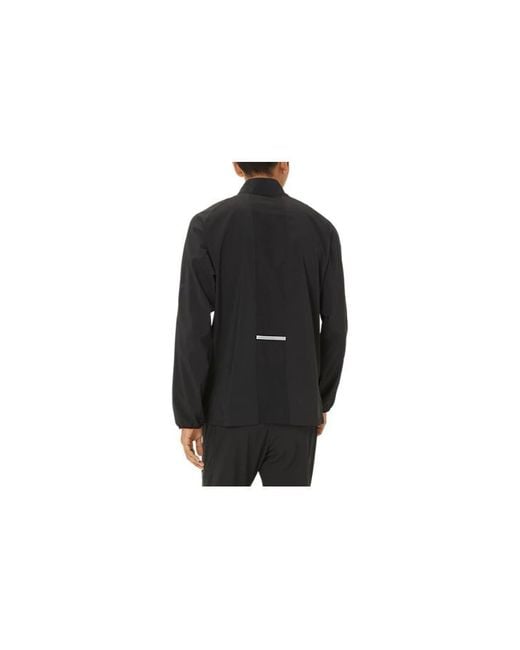 Asics Black A-I-M Cool Stretch Summer Woven Jacket 'Performance' for men
