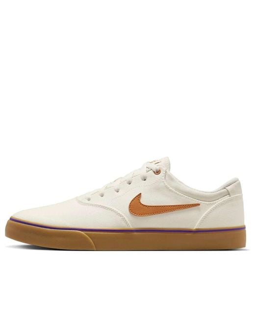 Nike White Sb Chron 2 Canvas 'Summit Gum' for men