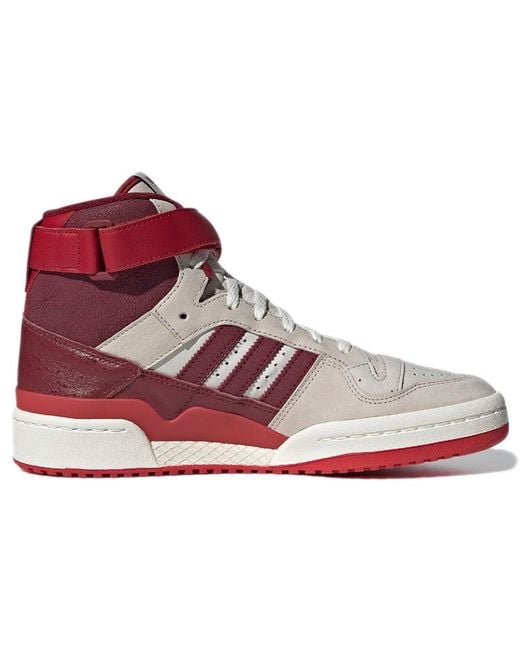 Adidas Red Originals Forum 84 High Sneakers