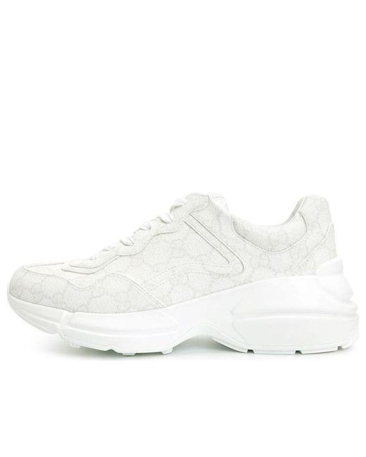 Gucci White Rhyton Monogram' for men