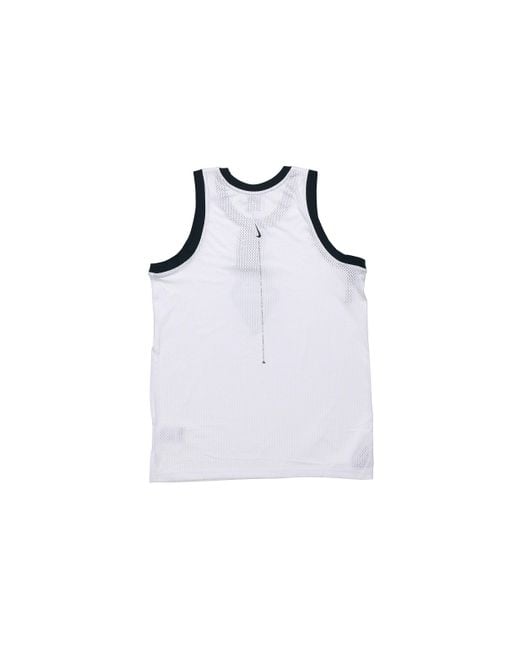 Nike White Giannis Alphabet Basketball Sleeveless Vest for men