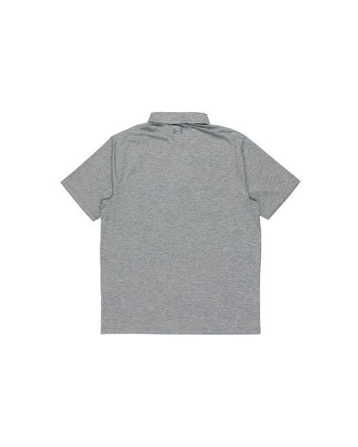 Under Armour Gray Playoff Golf Sports Thin And Light Breathable Loose Short Sleeve Polo Shirt for men