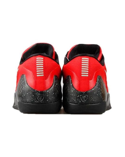 Nike Red Kobe 9 Elite Low Xdr 'University' for men
