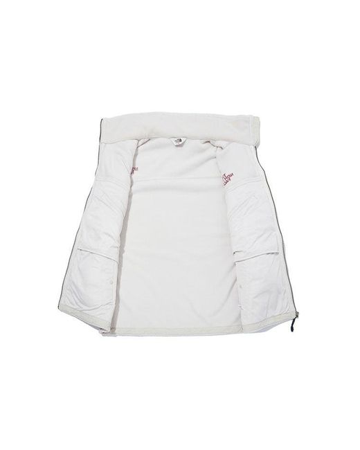 The North Face White Steep Fleece Jacket for men