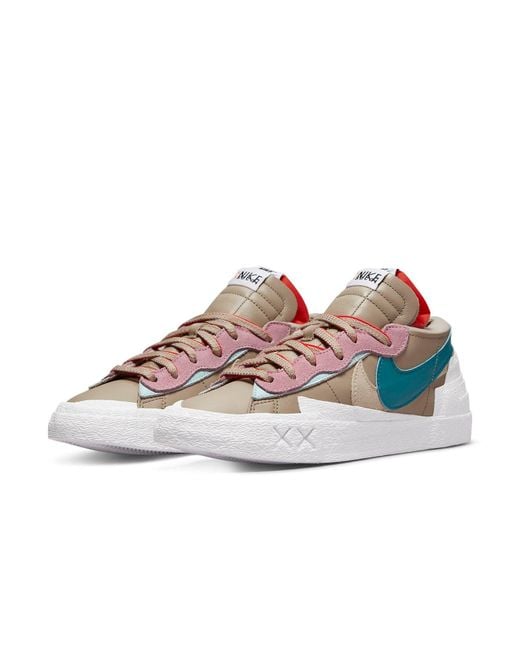 Nike Blue X Sacai X Kaws Blazer Low 'Reed' for men