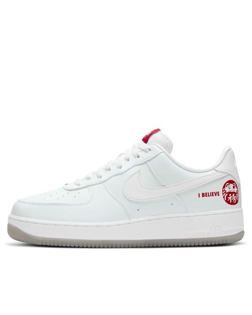Nike White Air Force 1 Low 'I Believe Daruma' for men
